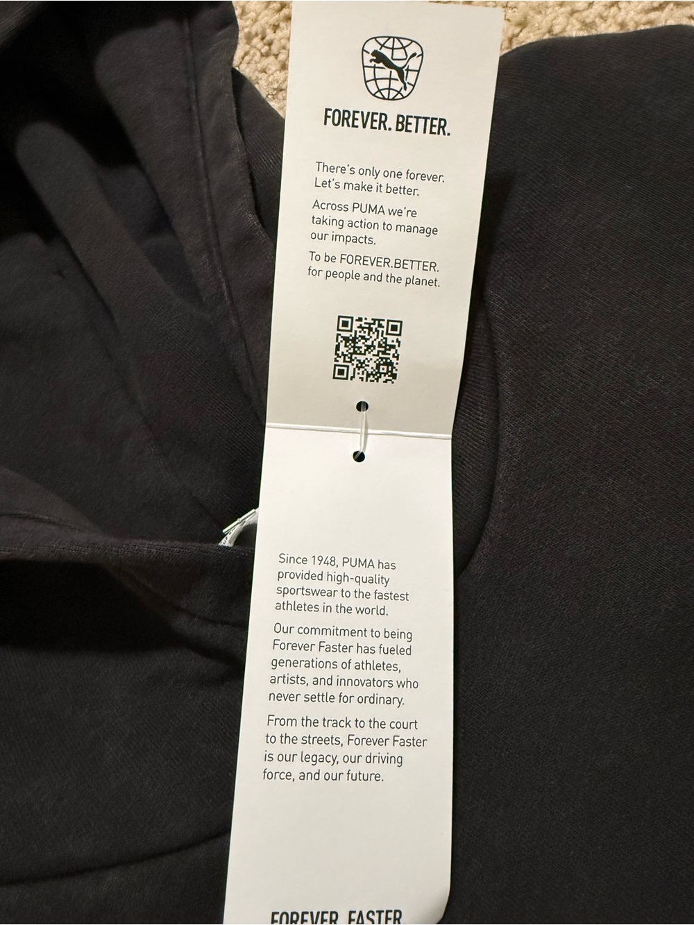 PUMA Class Pack Men's Washed Hoodie Pullover Black 684641 01 Medium New Sz M - Picture 10 of 10